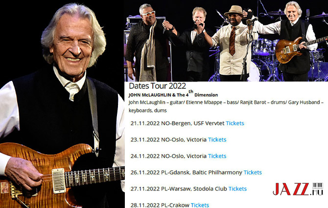 JOHN McLAUGHLIN & THE 4th DIMENSION