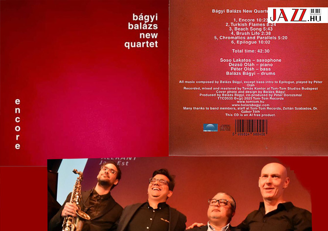 Bágyi Balázs New Quartet lemezbemutató