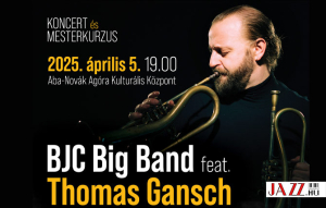 A trombitás Thomas Gansch Szolnokon a BJC Big Banddel debütál